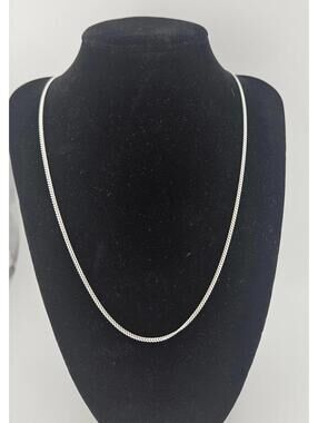 20in Sterling Silver 2mm Micro Miami Cuban Necklace Chain